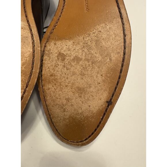 Size 11 D Allen Edmonds Clifton Brown Leather Cap Toe Lace Up Dress Shoes Oxford - Picture 10 of 14